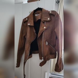 Dex faux suede jacket